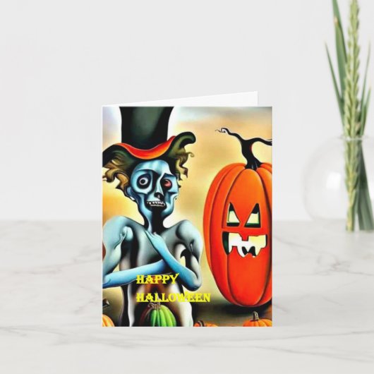Carte Halloween 9 (Devant)