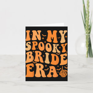 Carte Halloween à l'ère de ma mariée effrayante Mariage