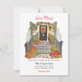 Carte Halloween Accueil Nouvelle adresse (Devant)