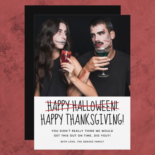 Carte Halloween amusante photo