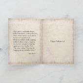 Carte Halloween antique   Allan ~Edgar Poe (Intérieur)