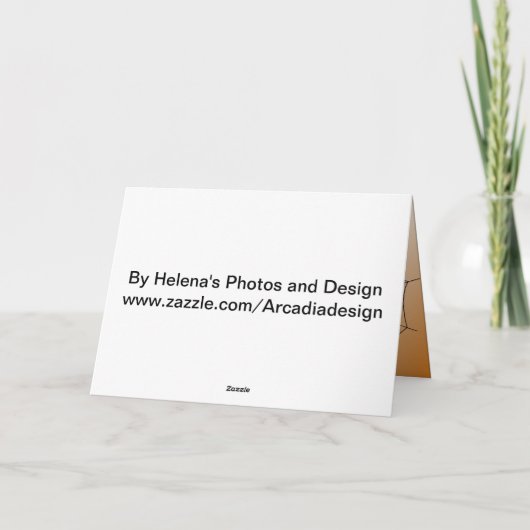 Carte Halloween avec chat noir (Dos)