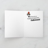 Carte Halloween avec le gendre (Intérieur)