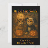 Carte Halloween avec Photo Remplaçable & Texte Per (Devant)