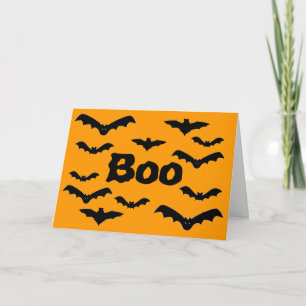 Carte Halloween Batty "Boo"
