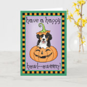Carte Halloween Berner (Fleur jaune)