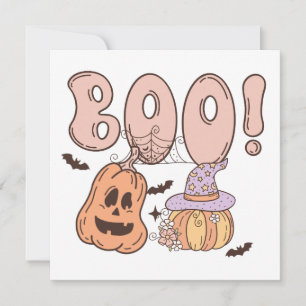 Carte Halloween Boo
