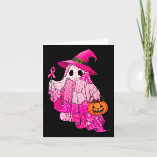 Carte Halloween Boo Fantôme Bébé Sensibilisation au canc