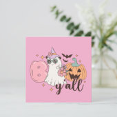 Carte Halloween Boo Y'All (Debout devant)
