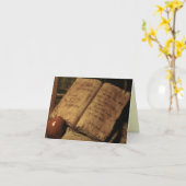 Carte Halloween Book of potions (Fleur jaune)