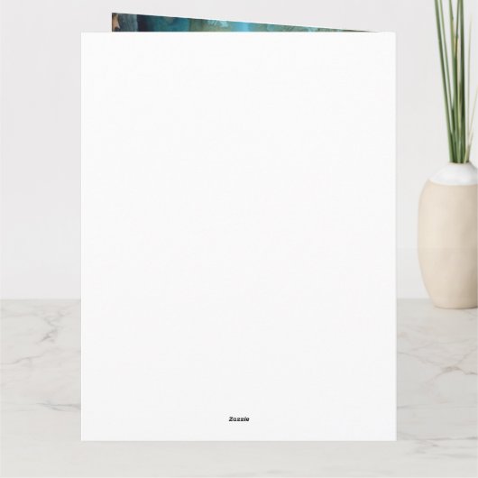 Carte Halloween Brittany Spaniel avec citrouilles épouva (Dos)