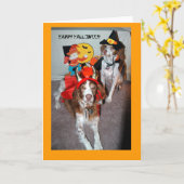 CARTE HALLOWEEN BRITTANYS (Fleur jaune)