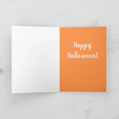 Carte Halloween Cactus personnalisable (Intérieur)