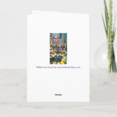 Carte Halloween Candelabra et Halloween Crâne (Dos)