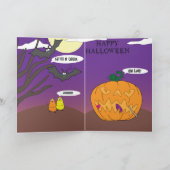 Carte Halloween Candy Peur ! (Intérieur)