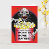 Carte Halloween Card (Fleur jaune)