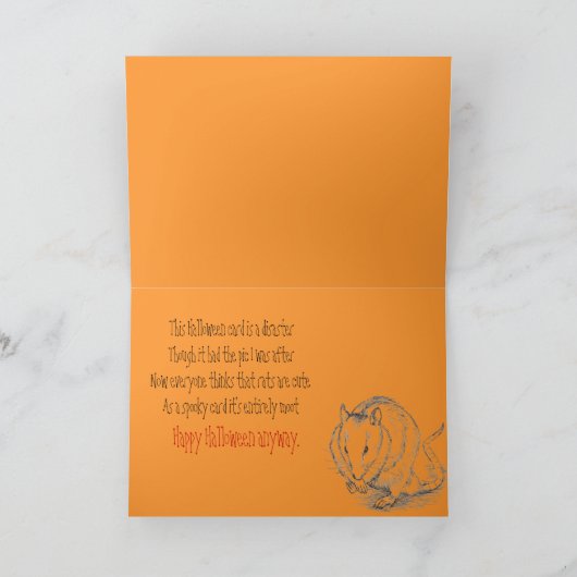 Carte Halloween card (Intérieur)