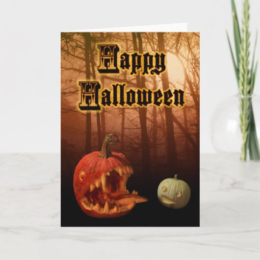 Carte Halloween Card Hungry (Devant)