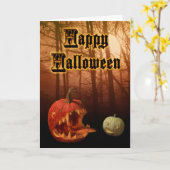 Carte Halloween Card Hungry (Fleur jaune)