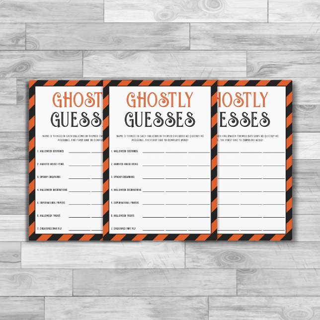 Carte Halloween Catégories de fête et mots Jeu (Créateur téléchargé)