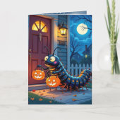 Carte Halloween Centipede Trick ou le traitement (Devant)