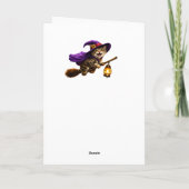 Carte Halloween cette année (Dos)