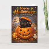 Carte Halloween cette année (Devant)