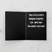 Carte Halloween chauve-souris et Jack-O-lanternes Person (Intérieur)