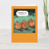 Carte Halloween citrouille Facelift (Devant)