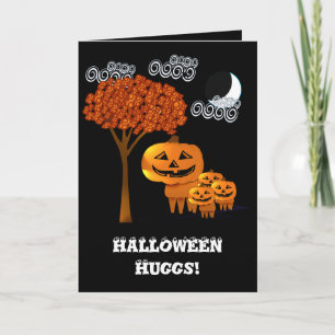 Carte HALLOWEEN CITROUILLE HEADS Card