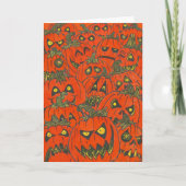 Carte Halloween Citrouille "ROUGH PATCH" (Devant)