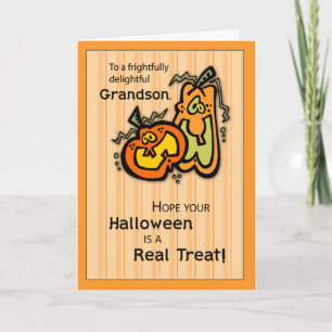 Carte Halloween Citrouilles de Grandson