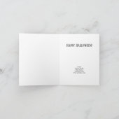 Carte Halloween client (Intérieur)