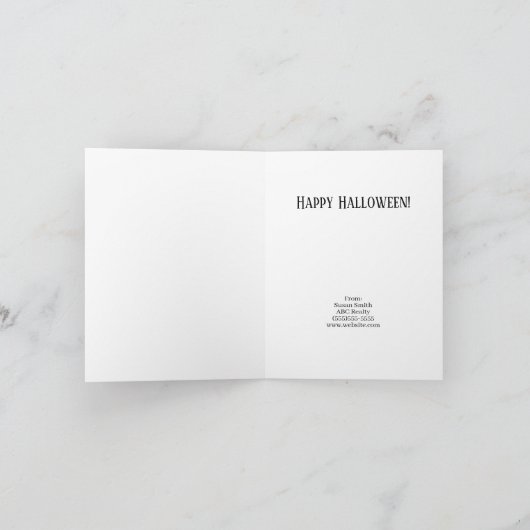 Carte Halloween client (Intérieur)