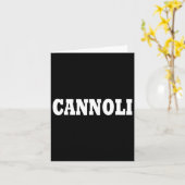 Carte Halloween Costume Cannoli (Fleur jaune)