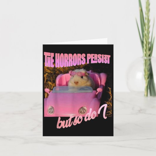 Carte Halloween Costume - The Horrors Persist But So Do  (Devant)