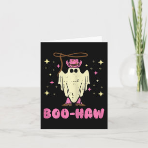 Carte Halloween Cowgirl Boo Yaw Costume femmes filles en
