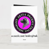 Carte Halloween crâne (Dos)