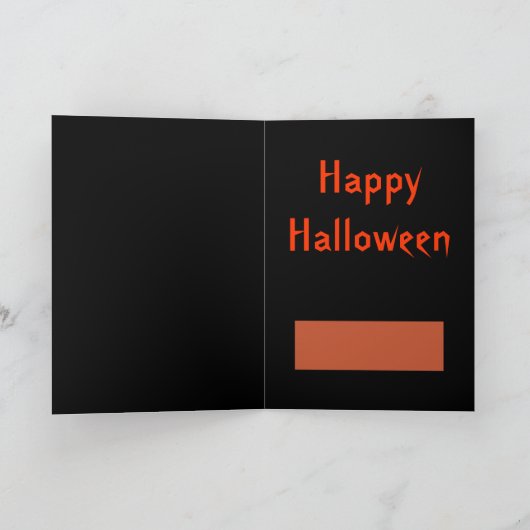 Carte Halloween crâne (Intérieur)