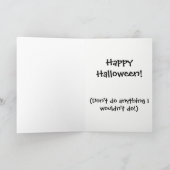 Carte Halloween : Créature (Intérieur)