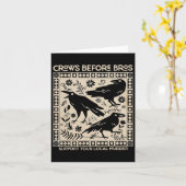 Carte Halloween Crows Avant Bros Funky Support Your Loc (Fleur jaune)