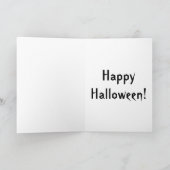Carte Halloween Dachshund (Intérieur)