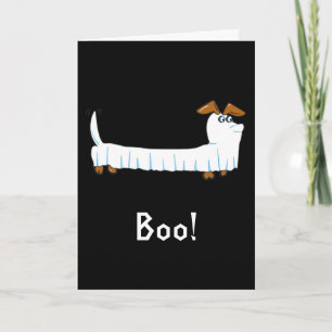 Carte Halloween Dachshund