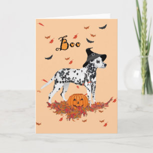 Carte Halloween Dalmatien