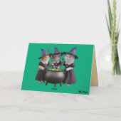 Carte Halloween de Macbeth chat mignon (Dos)