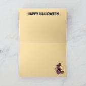 Carte Halloween de Macbeth chat mignon (Intérieur)