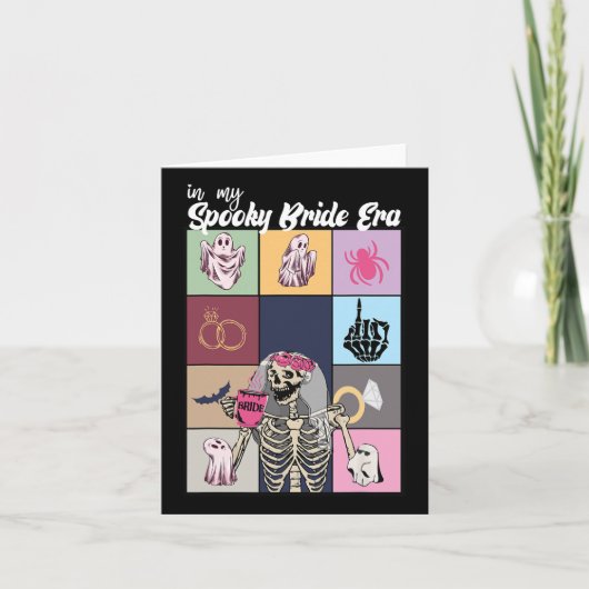 Carte Halloween de mariée dans ma Éffrayante Mariage de (Devant)