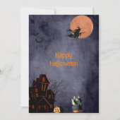 Carte Halloween de nuit (Devant)