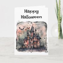Halloween Déplaisant Haunted House Salutation