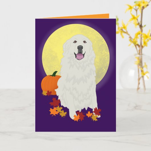 Carte Halloween des Pyrénées (Fleur jaune)